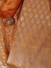 Banarasi Chanderi Unstitched Suit With Dupatta
